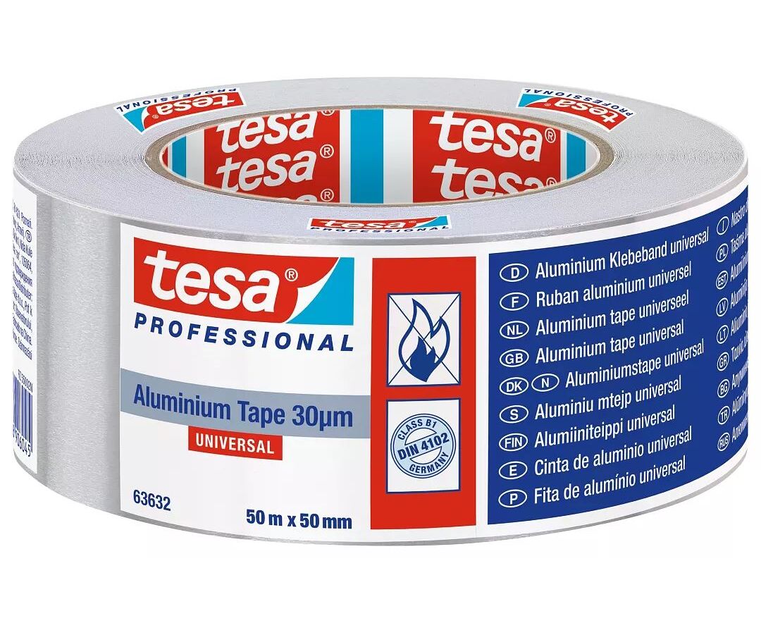 Banda adeziva din aluminiu 50mm x 50m TESA - Roveli.ro