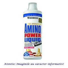 Amino Power Liquid cu Aroma de Merisoare 1 l Weider - - Roveli