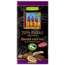 Ciocolata bio amaruie 70% cacao HIH 80g Rapunzel - - Roveli