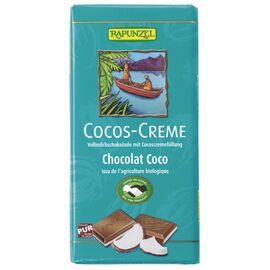Ciocolata bio cu crema de cocos HIH 100g Rapunzel - - Roveli