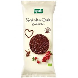 Rondele din orez integral cu ciocolata amaruie 65g Byodo - - Roveli