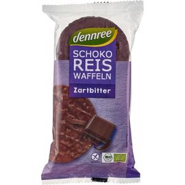 Vafe bio din orez expandat cu ciocolata bio 100g Dennree - - Roveli