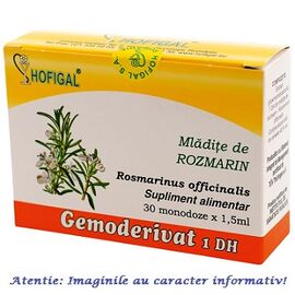 Gemoderivat Mladite de Rozmarin 30 monodoze Hofigal - - Roveli