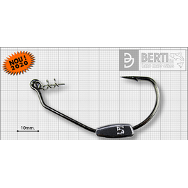 Carlige Berti Swimbait Lestate Vanadium (2buc/plic) Nr.7/0 - - Roveli