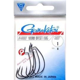 Carlig Gamakatsu Offset Worm EWG (6buc/plic) Nr.1/0-Nr.2/0 - - Roveli