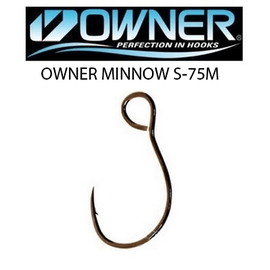 Carlige Owner Minnow S-75M nr.6-nr.2/0 - - Roveli