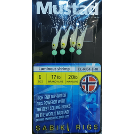 Taparina Mustad Luminous Shrimp (4buc/plic) - - Roveli