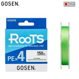 Fir Textil Gosen Roots PE X4 150m 0.132mm-0.202mm Light Green - - Roveli