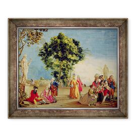 Tablou inramat - Antonio Castillo - Plimbare in Buen Retiro - - Roveli