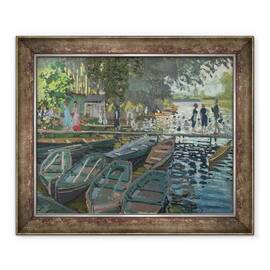 Tablou inramat - Claude Monet - Bathers la La Grenouillere II - - Roveli