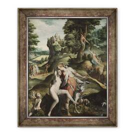 Tablou inramat - Bartholomaeus Spranger - Venus si Adonis - - Roveli