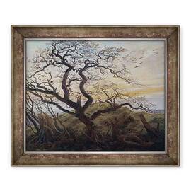 Tablou inramat - Caspar David Friedrich - Copacul Ciorilor - - Roveli