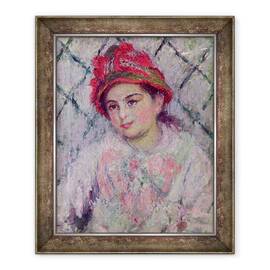 Tablou inramat - Claude Monet - Portretul lui Blanche Hoschede 1864-1947 ca o Tanara - - Roveli