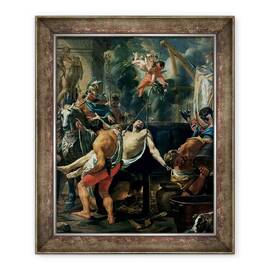 Tablou inramat - Charles Le Brun - Martiriul Sfantului Ioan Evanghelistul - - Roveli