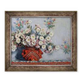 Tablou inramat - Claude Monet - Crizanteme I - - Roveli