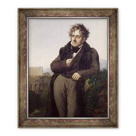 Tablou inramat - Anne Louis Girodet de Roucy-Trioson - Portretul lui Francois Rene 1768-1848 Viconte de Chateaubriand - - Roveli