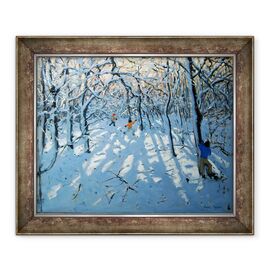 Tablou inramat - Andrew Macara - Paduri de iarna, langa Newhaven - - Roveli