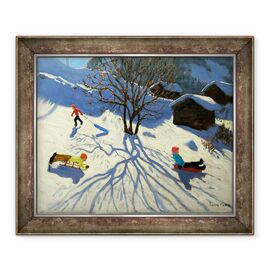 Tablou inramat - Andrew Macara - deal de iarna, Morzine - - Roveli