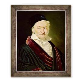 Tablou inramat - Christian-Albrecht Jensen - Portretul lui Carl Friedrich Gauss - - Roveli