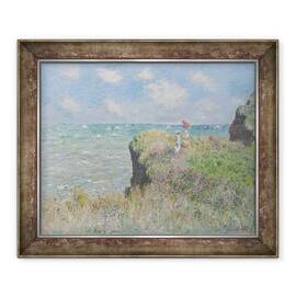 Tablou inramat - Claude Monet - Cliff Walk la Pourville - - Roveli