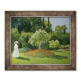 Tablou inramat - Claude Monet - Jeanne Marie Lecadre in gradina - - Roveli