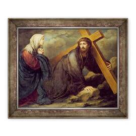 Tablou inramat - Bartolome Esteban Murillo - Hristos la Golgota - - Roveli