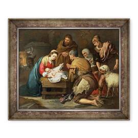 Tablou inramat - Bartolome Esteban Murillo - Adorarea Pastorilor - - Roveli