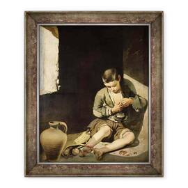 Tablou inramat - Bartolome Esteban Murillo - Tanarul cersetor - - Roveli
