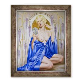 Tablou inramat - Catherine Abel - Rapsodia in albastru - - Roveli