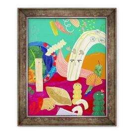 Tablou inramat - Anja Bartelt - Paste Party, 2019 - - Roveli