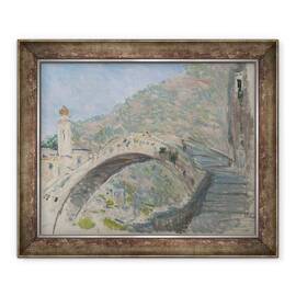 Tablou inramat - Claude Monet - Podul la Dolceacqua - - Roveli