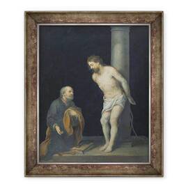 Tablou inramat - Bartolome Esteban Murillo - Hristos la Coloana - - Roveli