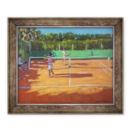 Tablou inramat - Andrew Macara - Practica de tenis, Cap dadge, Franta,2013 - - Roveli