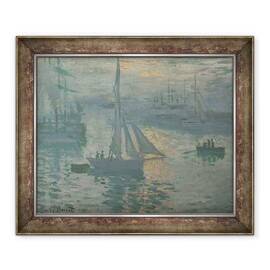 Tablou inramat - Claude Monet - Rasarit de soare Marina - - Roveli