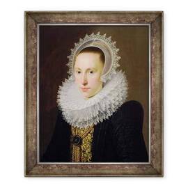 Tablou inramat - Cornelis van der Voort - Portret De O Doamna - - Roveli