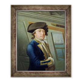 Tablou inramat - Dominic Serres - Portretul Capitanului William Locker 1731-1800 1769 - - Roveli