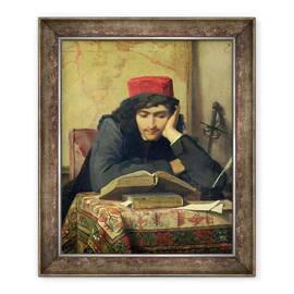 Tablou inramat - Ferdinand Heilbuth - Cititorul - - Roveli
