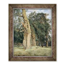 Tablou inramat - Ferdinand Georg Waldmuller - Vechi ulmi in Prater - - Roveli