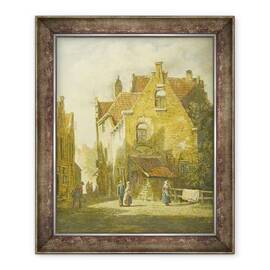 Tablou inramat - Ewald Honnef - Scene Street - - Roveli