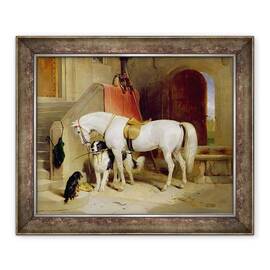 Tablou inramat - Edwin Landseer - Favoritele lui Prince George - - Roveli