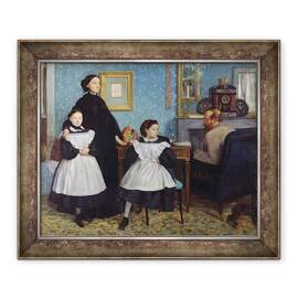 Tablou inramat - Edgar Degas - Familia Bellelli - - Roveli