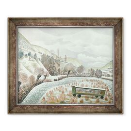 Tablou inramat - Eric Ravilious - Anul Nou zapada - - Roveli