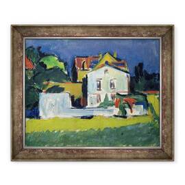 Tablou inramat - Ernst Ludwig Kirchner - Casa intr-un peisaj - - Roveli