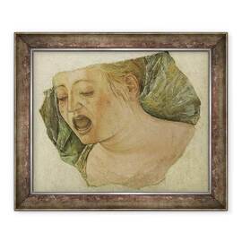 Tablou inramat - Ercole de Roberti - seful Mariei Magdalena Plangand - - Roveli