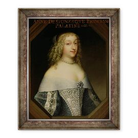 Tablou inramat - Scoala Franceza - Anne de Gonzaga 1616-84 Printesa Palatina - - Roveli