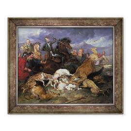 Tablou inramat - Edwin Landseer - Vanatoarea Chevy Chase - - Roveli