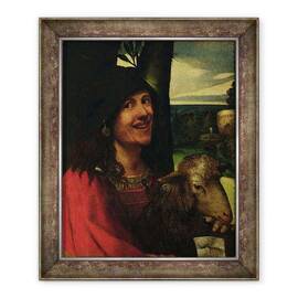 Tablou inramat - Dosso Dossi - Portret De Un Bufon Curte - - Roveli