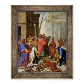 Tablou inramat - Eustache Le Sueur - Predica Sfantului Pavel din Efes - - Roveli