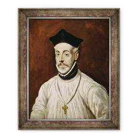 Tablou inramat - El Greco - Don Diego de Covarrubias y Leiva 1512-77 c.1600-05 - - Roveli