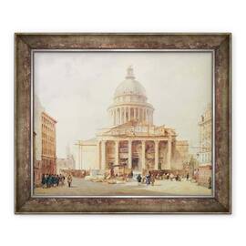 Tablou inramat - Francois Etienne Villeret - Panteonul din 1835 - - Roveli